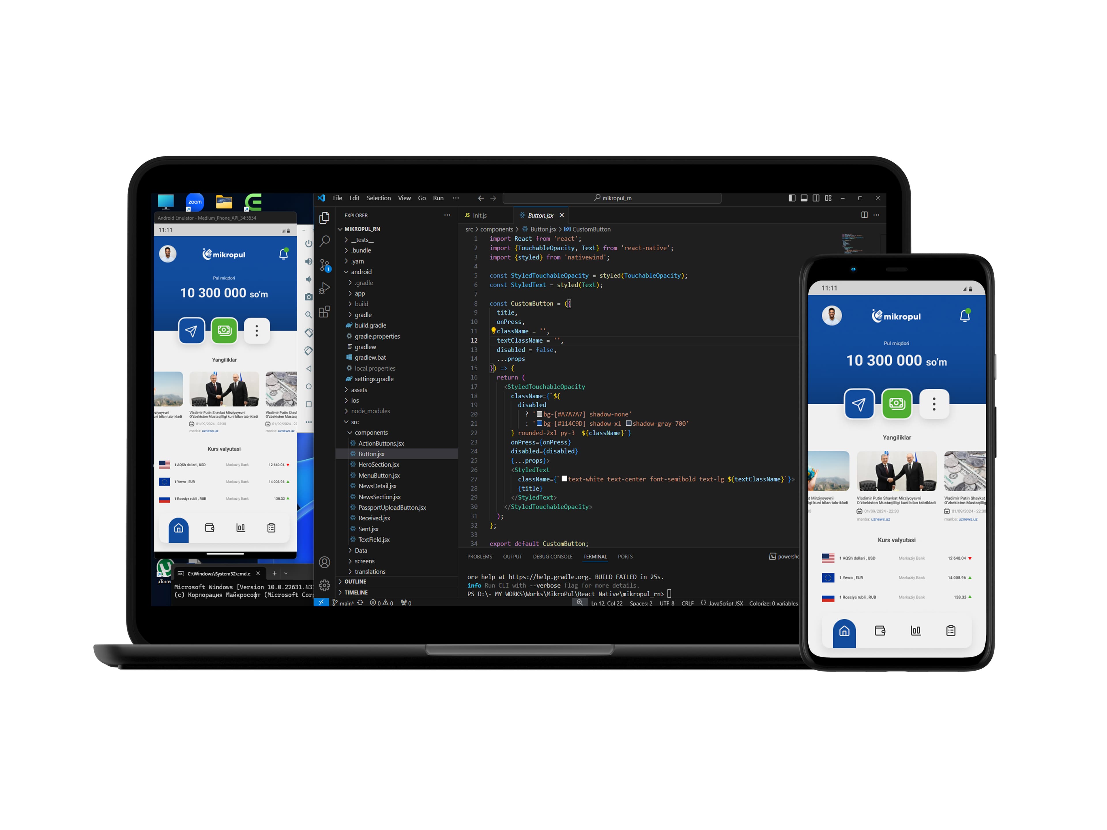 Online payment application